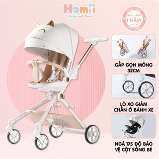 Xe Đẩy Gấp Gọn Cho Bé Vinng Q7 Cao Cấp, Đảo Chiều, 3 Tư Thế Nằm, Ngả, Ngồi, Khung Xe Bằng Hợp Kim, Siêu Nhẹ