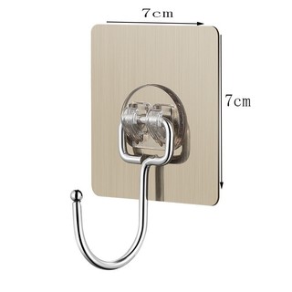 Set 5 Móc Dán Tường Inox Siêu Chắc Chịu Lực 5KG Treo Nồi Chảo Và Vật Dụng Đa Năng
