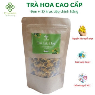 ✅ Trà hoa Cúc Econashine sấy lạnh - Thanh nhiệt, ngủ ngon, sáng mắt (Lọ thủy tinh cao cấp 38g)