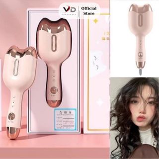  Máy làm tóc máy uốn tóc xoăn sóng nước Hippie 5 mức chỉnh nhiệt đa năng không gây hư tổn tóc 