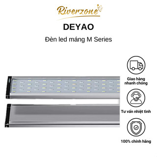 Đèn LED máng Deyao M Series, hệ ánh sáng RGB chuyên dụng cho cá cảnh, với 3 chế độ sáng