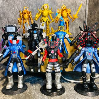 (17 - 20cm) Mô hình đồ chơi Skibidi Toilet Cameraman TV Man Titan Speakerman đầu loa...