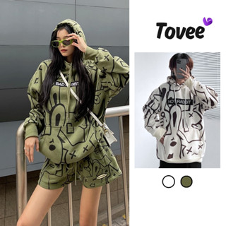  Áo Khoác HOODIE NOT RABBIT Chất Nỉ Bông In Họa Tiết BM00_BM155 Áo Hoodie Mũ Hai Lớp Form Rộng Unisex Nam Nữ TOVEE 