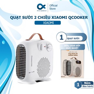  Quạt sưởi mini 2 chiều Xiaomi Qcooker Máy sưởi ấm đa năng LÀM NÓNG NHANH có tác dụng về sức khỏe công suất mạnh 1500W 