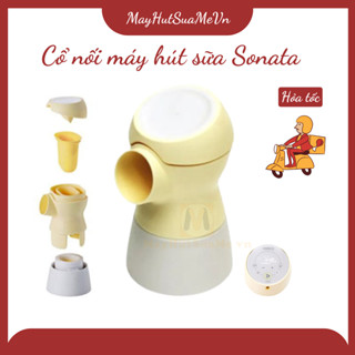 Bộ cổ nối phễu máy hút sữa Medela Sonata + van vàng máy hút sữa Sonata - Phụ kiện máy hút sữa Sonata /Sonata Flex