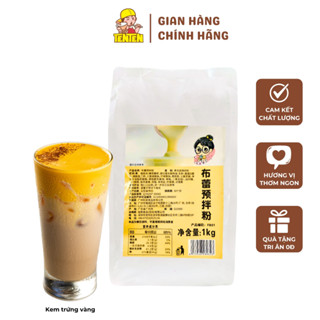 Bột Kem Trứng Màu Vàng Cô Gái Xiaka Chính Hãng - Tem Tiếng Trung Gói 1kg | TENTEN