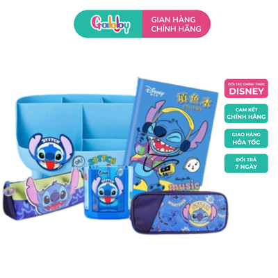 Bộ Sưu Tập Đồ Dùng Học Tập Stitch Đáng Yêu Cho Bé - Hộp Bút, Ống Cắm Bút, Tập Vẽ