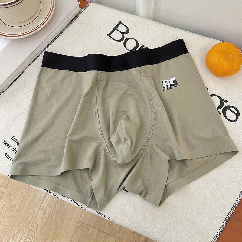 Set Quần Lót Nam, Họa Tiết Gấu Trúc, Chất Thun Lạnh Cao Cấp, Mềm Mại, Co Giãn Đàn Hồi Tốt NS8002 - T