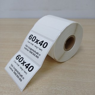 Giấy in tem mã vạch khổ 60×40