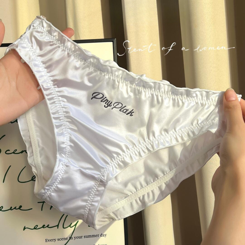  Quần Lót Nữ Vikam Store Lụa Băng Satin E85 Quần Sịp Nữ - Free Size Nhiều Màu Sắc Thoáng Mát Mềm 