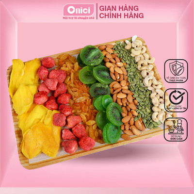Hạt diều, hạnh nhân, bí xanh tự chọn 100gr ONICI nguyên liệu nấu nougat