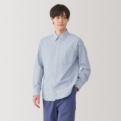 Áo Sơ Mi Dài Tay Dáng Rộng MUJI