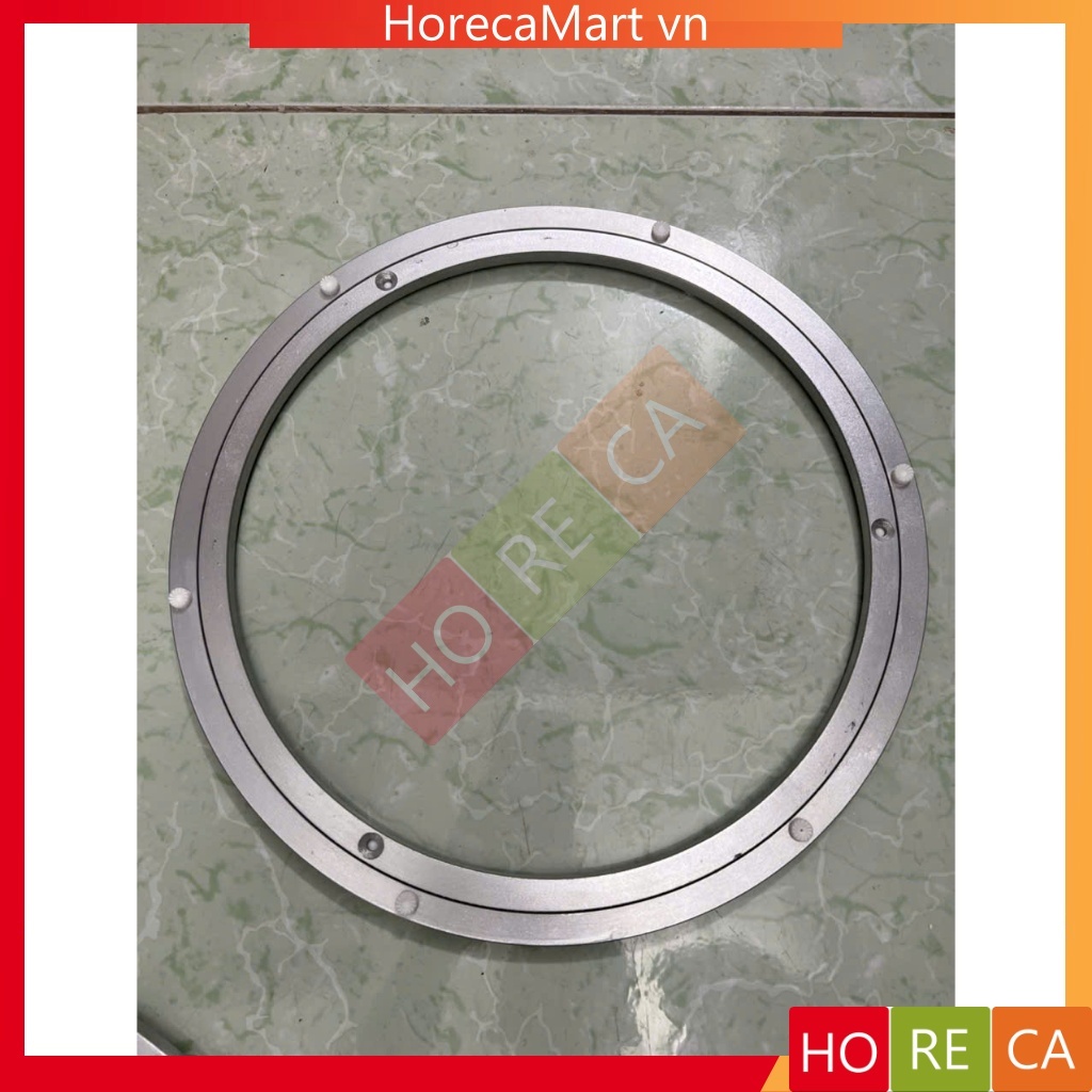 vòng xoay nhôm 350mm, mâm xoay nhôm bàn ăn, phụ kiện mâm xoay bàn ăn,vòng nhôm xoay, đế xoay nhôm