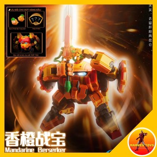 Mô Hình Robo Trái Cây Quýt Kiếm Sĩ Yilichuangwan 13cm Loại Model Kit Lắp Ráp Fruity Robo (R)