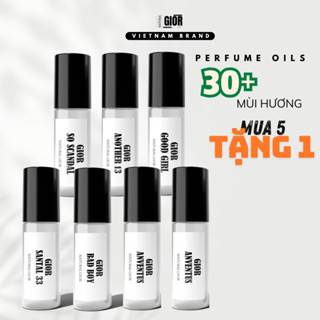 [LƯU HƯƠNG 12H] Tinh dầu nước hoa Pháp 10ml & 1.5ml dạng lăn, 30 mùi nước hoa nam nữ NỔI TIẾNG