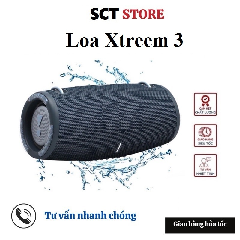 [ HÀNG MỚI VỀ ] LOA BLUETOOTH XTREME 3 Charge 3+ ÂM THANH LỚN Kháng NƯỚC Có CỔNG USB Thẻ Nhớ
