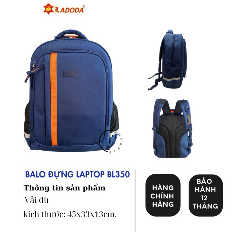 balo cấp 3 , balo đi làm đi học Bl350 Ladoda
