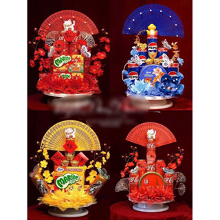 Set Phụ Kiện - Đồ Trang Trí Tháp Bánh, Nước, Oản Tài Lộc, Dịp Lễ Tết