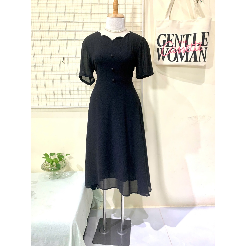 TRUNG NIÊN - Đầm Trung Niên Thiết Kế  Vải Voan Chiffon Cao Cấp Cho Mẹ U40, U50, U60  tm184