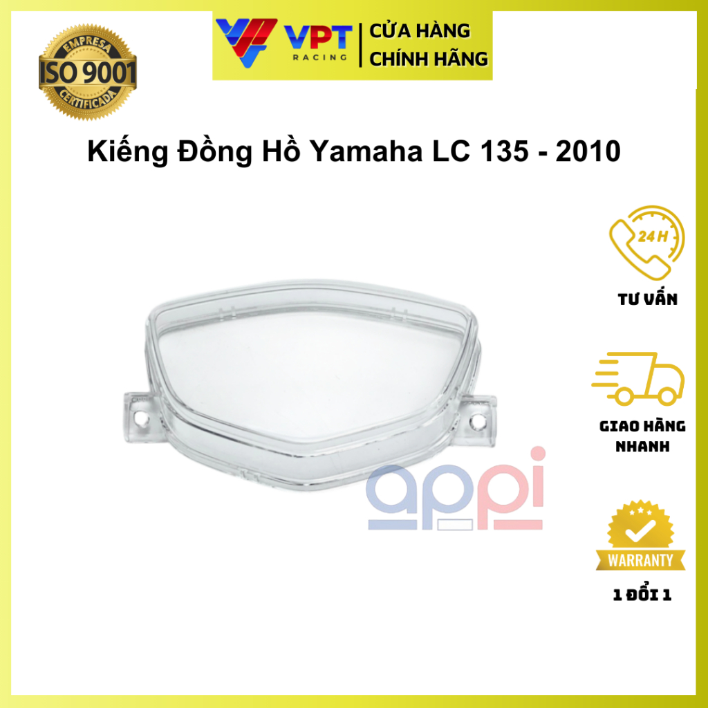 Mặt kính đồng hồ LC135 | Kiếng đồng hồ LC 135 2010 trắng chính hãng APPi 1S8