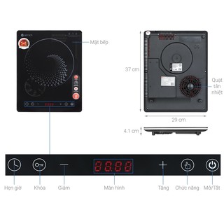 Bếp điện từ Elmich ICE-3874 - 2100W
