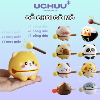 Đồ Chơi Gõ Mõ Mini UCHUU Đồ Chơi Thư Giãn Thiền Định Giảm Stress Căng Thẳng Giải Nghiệp Tụng Kinh