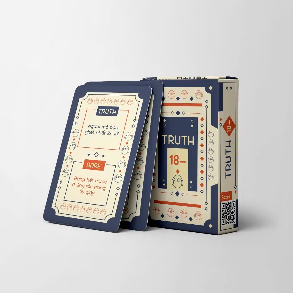 [PARTY GAME] Bộ Bài Thật Hay Thách TRUTH OR DARE 18- Ver Trong Sáng Việt Hoá