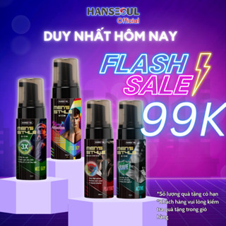 Combo Dung Dịch Vệ Sinh Nam Men’s Style Dạng Bọt Sạch Thơm Kháng Khuẩn Kéo Dài Cuộc Yêu Hanseoul 100ml
