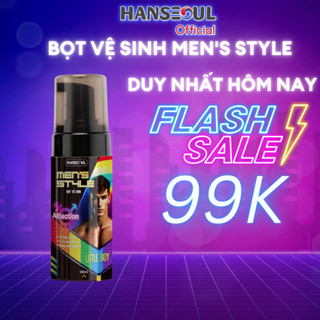 Dung Dịch Vệ Sinh Nam Men’s Style Little Boy Hanseoul Dạng Bọt Cân Bằng Độ Ẩm Hương Thơm Quyến Rũ 100ml