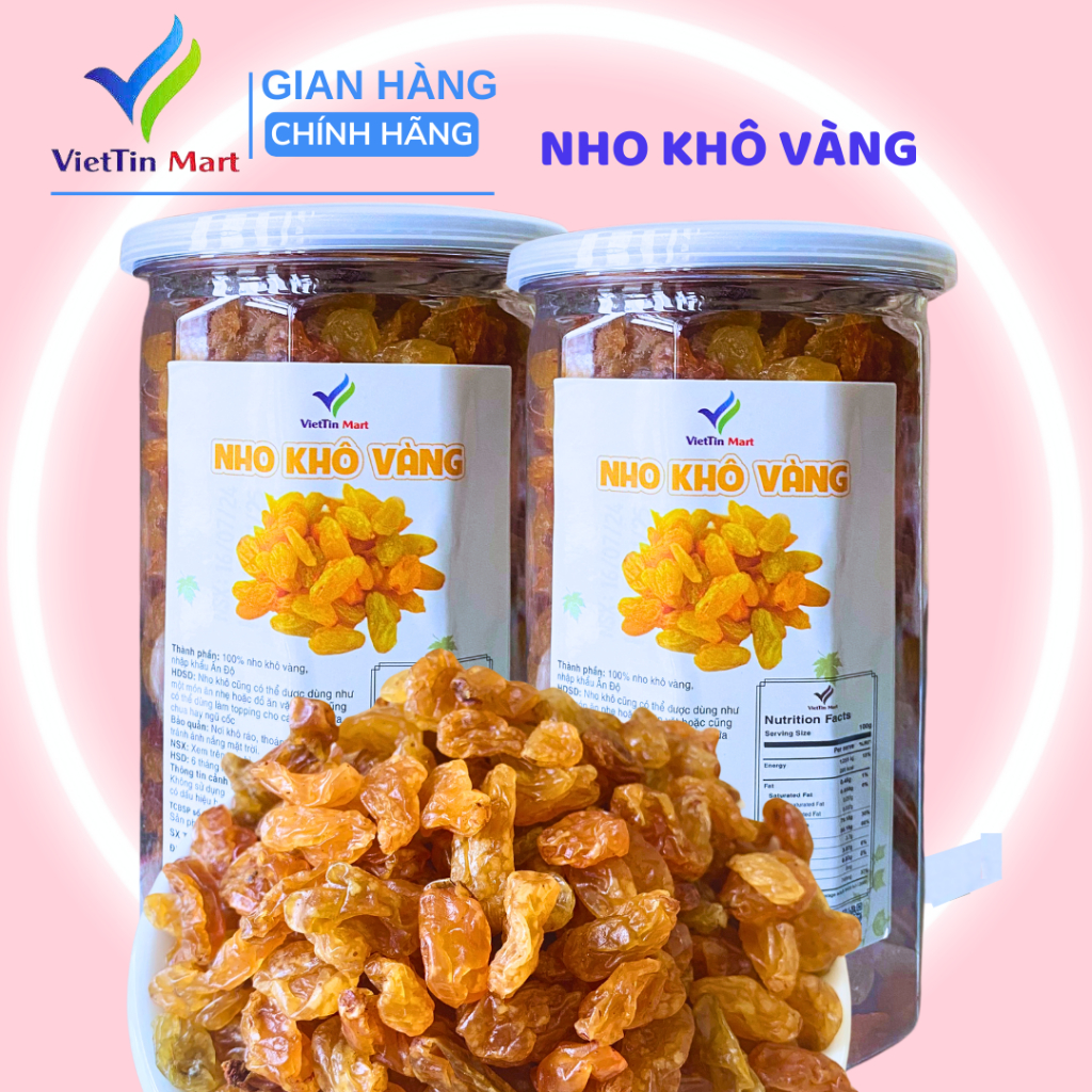 Nho Khô Vàng Viettin Mart 1KG