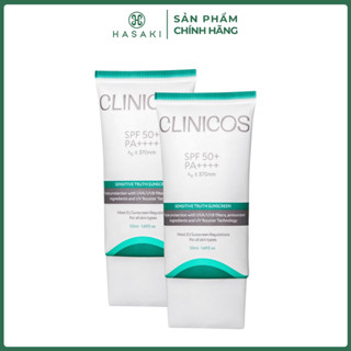 [DAILY] Combo Kem Chống Nắng Nâng Tone Cho Da Nhạy Cảm 50ml Clinicos Truth Sunscreen SPF50+ PA++++ Hasaki Chính Hãng