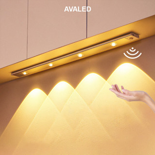 Đèn LED cảm biến chuyển động AVALED decor 3 màu siêu mỏng trang trí phòng ngủ tủ quần áo đa năng