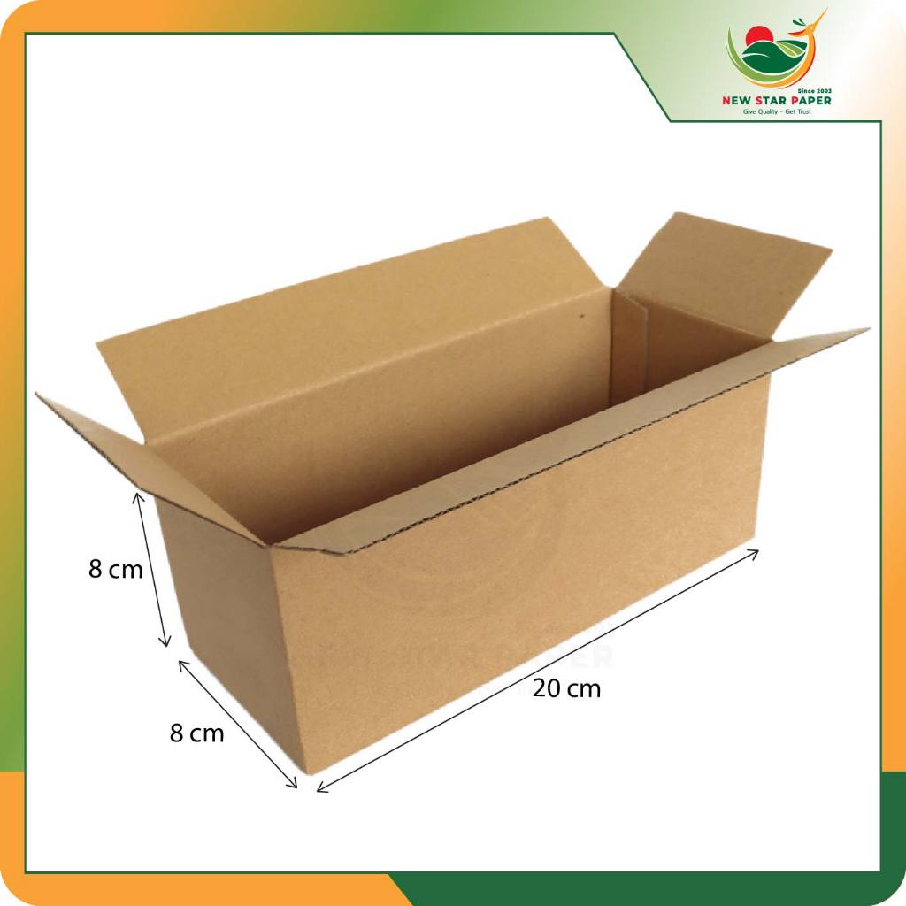 20x8x8cm - Combo 20 thùng giấy carton