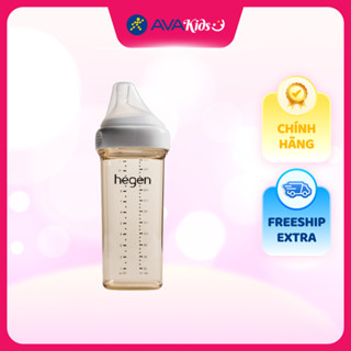Bình sữa nhựa PPSU Hegen cổ rộng 330 ml (từ 6 tháng)