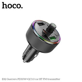  Tẩu sạc ô tô bluetooth Hoco E82  sạc nhanh PD30w + QC3.0 2 cổng USB nghe nhạc đài FM nhận cuộc gọi đèn LED 