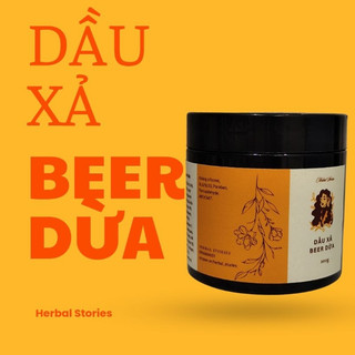 [Herbal Stories] Combo Dầu gội và Dầu xả beer dừa