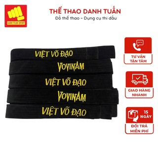 Đai Huấn Luyện Vovinam, Dây Đai Võ Thuật Vải Nhung To Dài, Thêu Chữ Đẹp