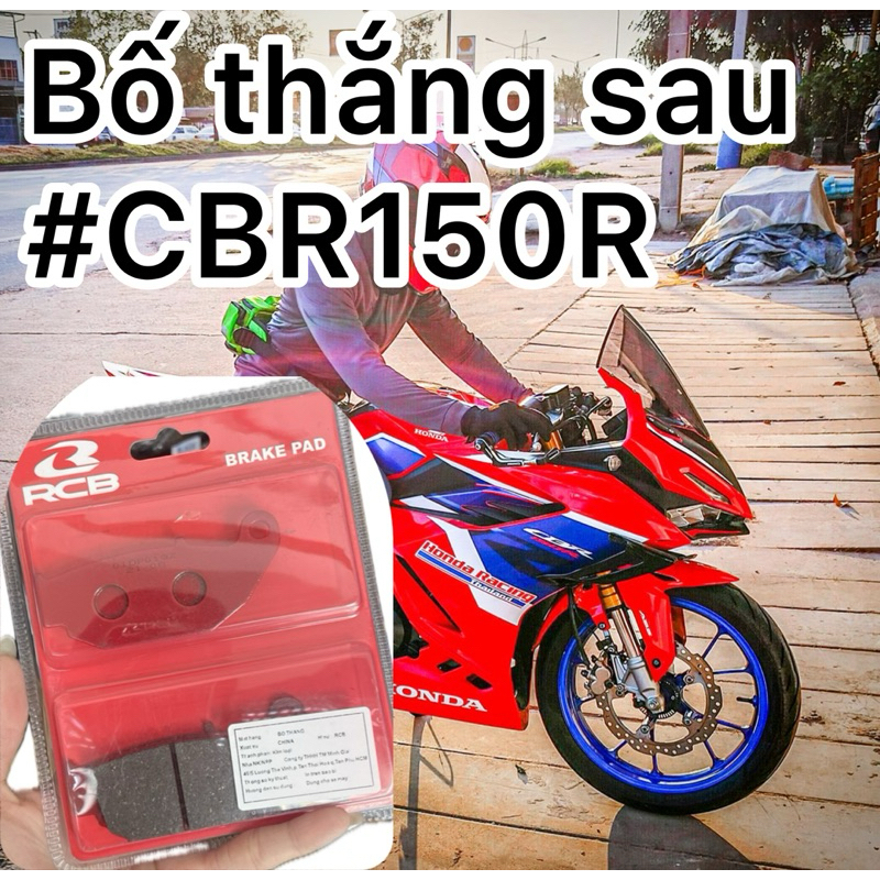 Bố thắng CBR150 chính hãng RCB (xài chung các date CBR150) má phanh cbr150