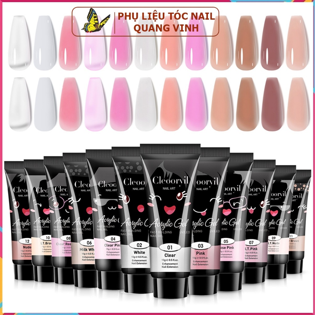 Gel gom nối dài móng 15g/30g