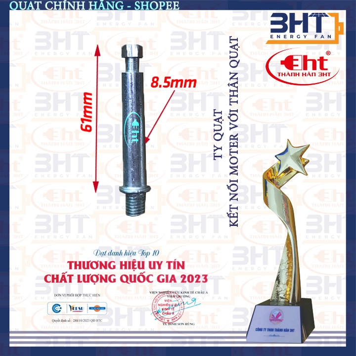 100 Ty quạt - trục nối moter