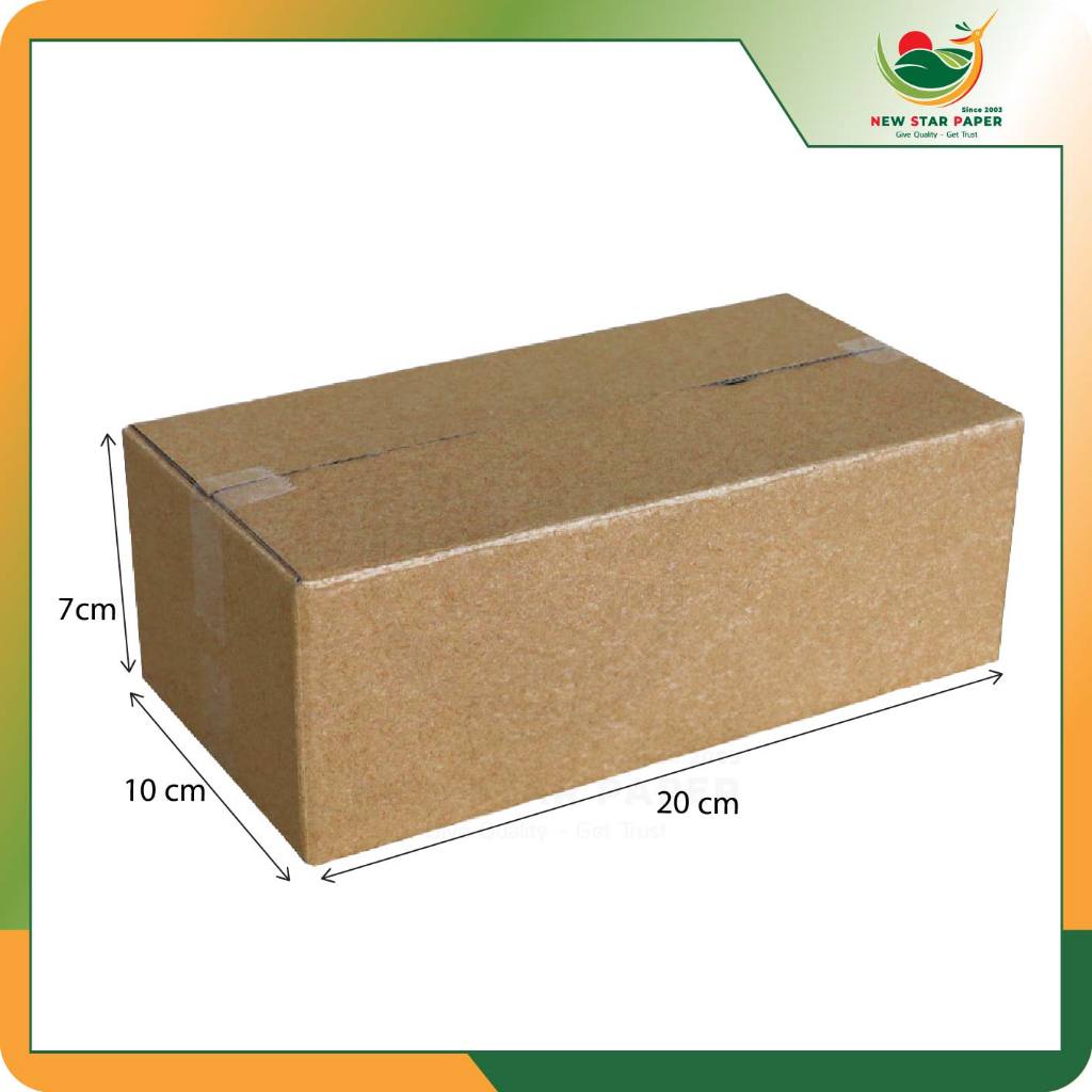 20x10x7cm - Combo 20 thùng giấy carton
