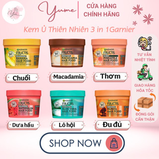  Kem Ủ Tóc Garnier Chiết Xuất Tự Nhiên 3in1 Siêu Mềm Mượt Tóc 