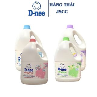  Nước giặt xả quần áo trẻ em Dnee Organic phiên bản mới 3000ml 