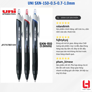Bút bấm mực UNI SXN-150 (0.5mm) Jetstream - Bút bi Nhật Bản