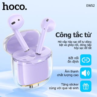 [Thiết kế trong suốt] Tai nghe TWS trong suốt EW52 Hoco - Thiết kế trong suốt - Thời trang - Nhỏ gọn