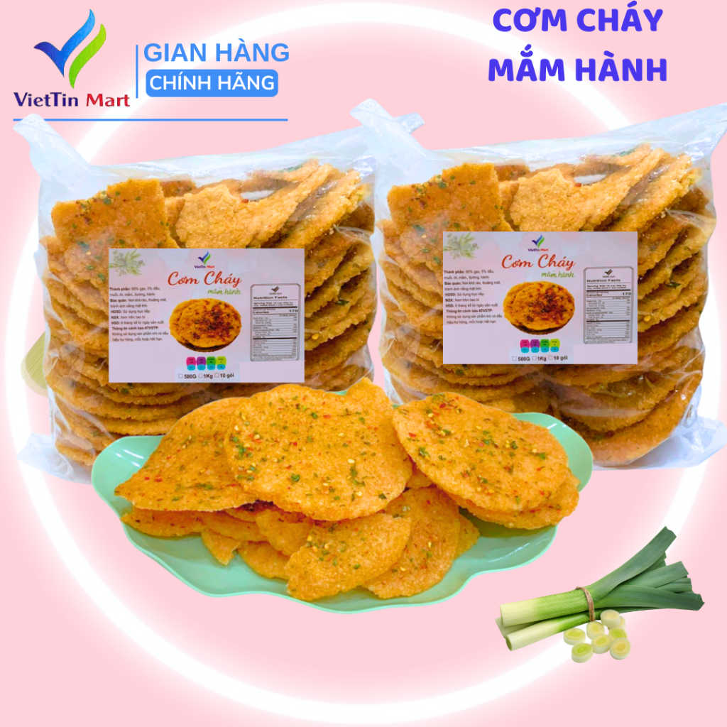 Cơm Cháy Mắm Hành Bể Viettin Mart 2Kg