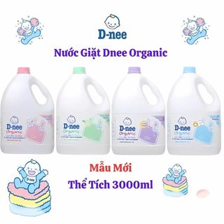   TRỢ GIÁ  Nước giặt quần áo em bé Dnee 3000ml 1400ml - Nước Giặt Xả Cho Trẻ Em an toàn ...! 