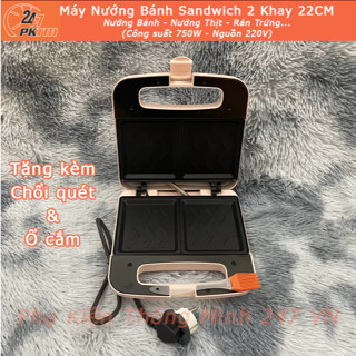 Máy Nướng Bánh Mì Sandwich Rán Trứng Rán Thịt Làm Đồ Ăn Sáng Đa Năng Làm Nóng Nhanh Đa Năng | Tom Store