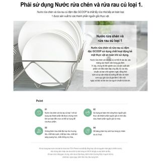Nước rửa chén bát đậm đặc GCOOP / GCOOP Dish Liquid
