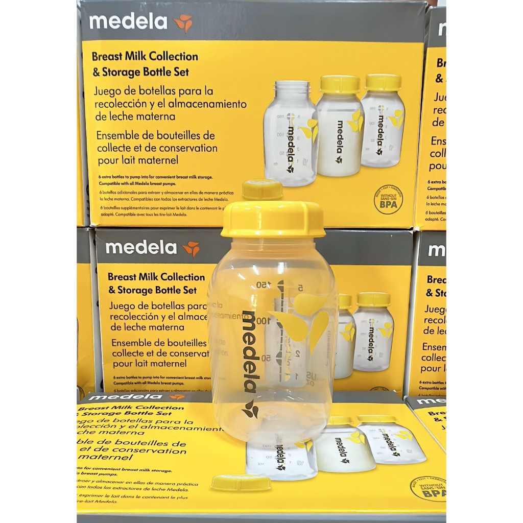 [Chính hãng] Sét 6 bình trữ sữa medela 150ml